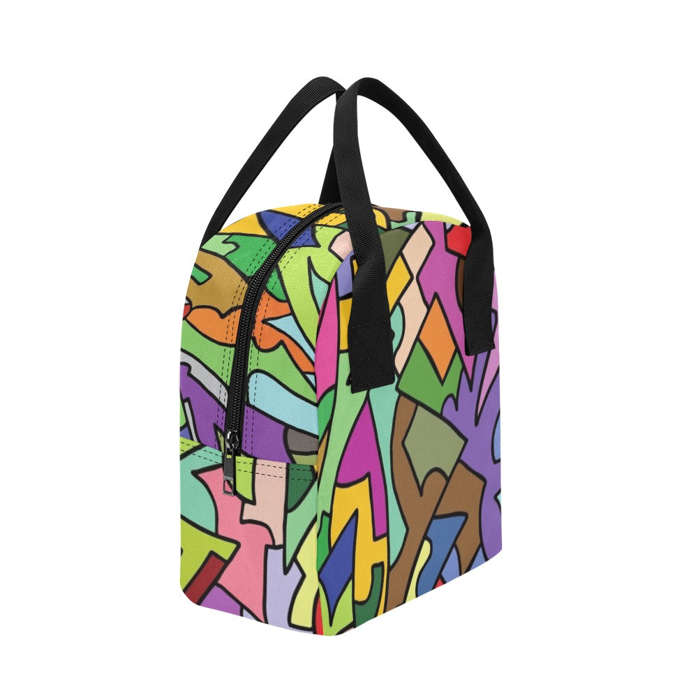 Bright Abstract - Lunch Bag Lunch Bag Printed Offshore