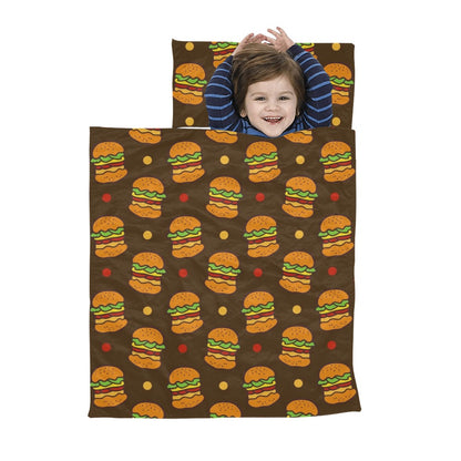 Burgers - Kids' Sleeping Bag Kids Sleeping Bag Food Printed Offshore