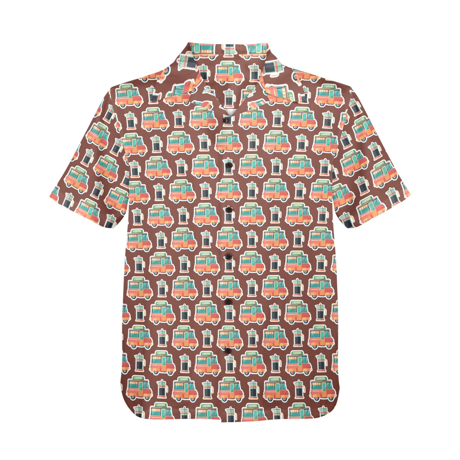Coffee Van - Mens Hawaiian Shirt Mens Hawaiian Shirt