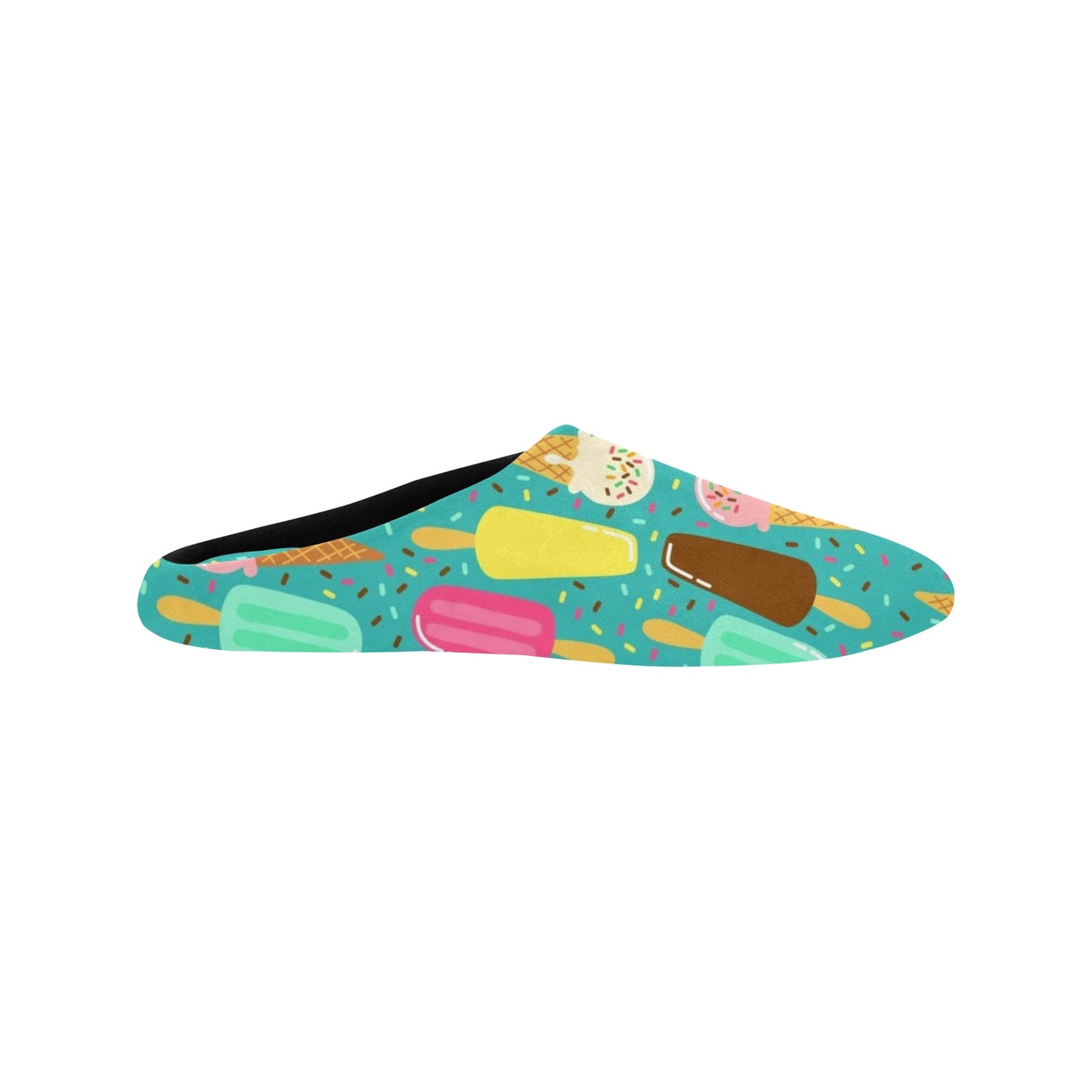 Ice Cream - Women's Non-Slip Cotton Slippers Women's Non-Slip Cotton Slippers Food Printed Offshore