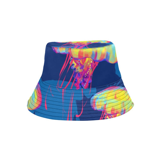 Jellyfish - Bucket Hat for Men All Over Print Bucket Hat for Men animal Printed Offshore