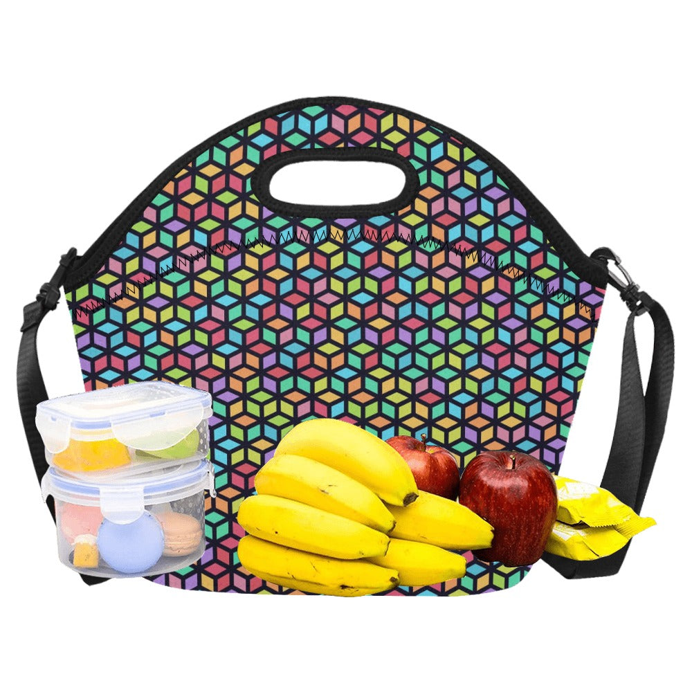 Tesselate - Neoprene Lunch Bag/Large Neoprene Lunch Bag/Large Printed Offshore