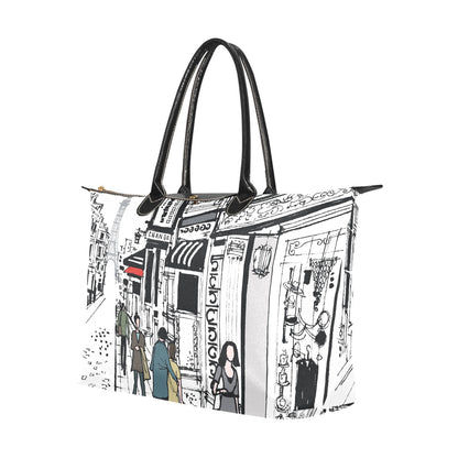 Paris Street - Single-Shoulder Handbag Single Shoulder Handbag Printed Offshore