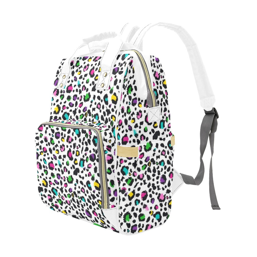 Animal Print In Colour - Multi-Function Backpack Multifunction Backpack