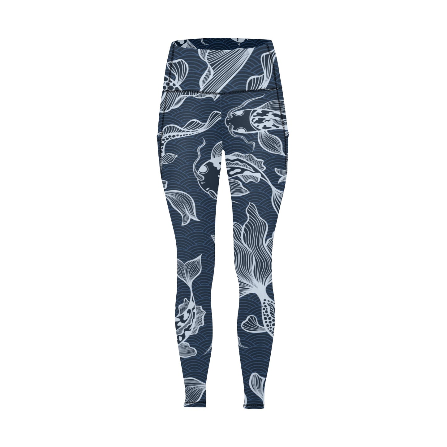 Blue Fish - Women's Leggings with Pockets Women's Leggings with Pockets S - 2XL animal Printed Offshore