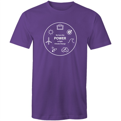 We Have The Power - Mens T-Shirt Purple Mens T-shirt Environment Mens Science