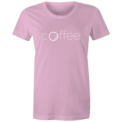 Coffee - Women's T-shirt Pink Womens T-shirt Coffee Womens