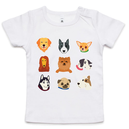 Dogs - Baby T-shirt White Baby T-shirt animal
