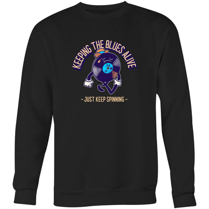 Keeping The Blues Alive - Crew Sweatshirt Black Sweatshirt Music