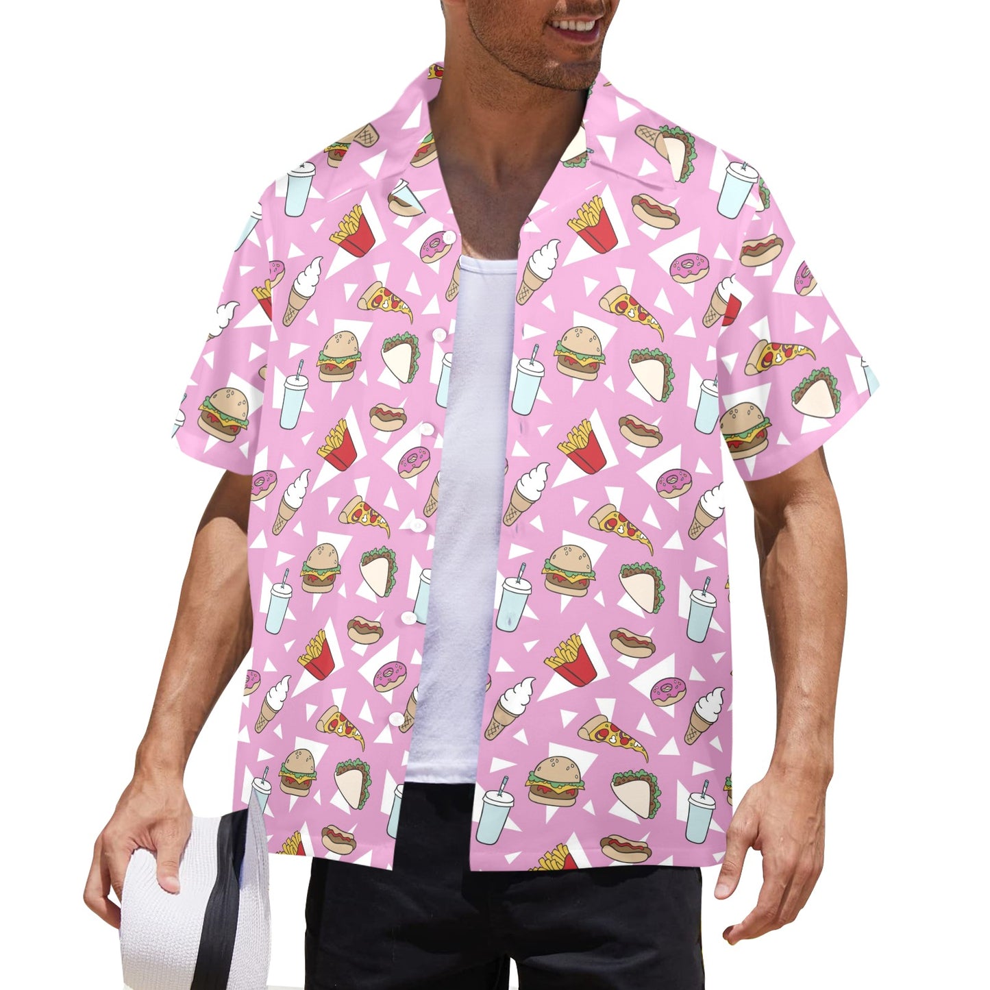 Fast Food - Mens Hawaiian Shirt Mens Hawaiian Shirt