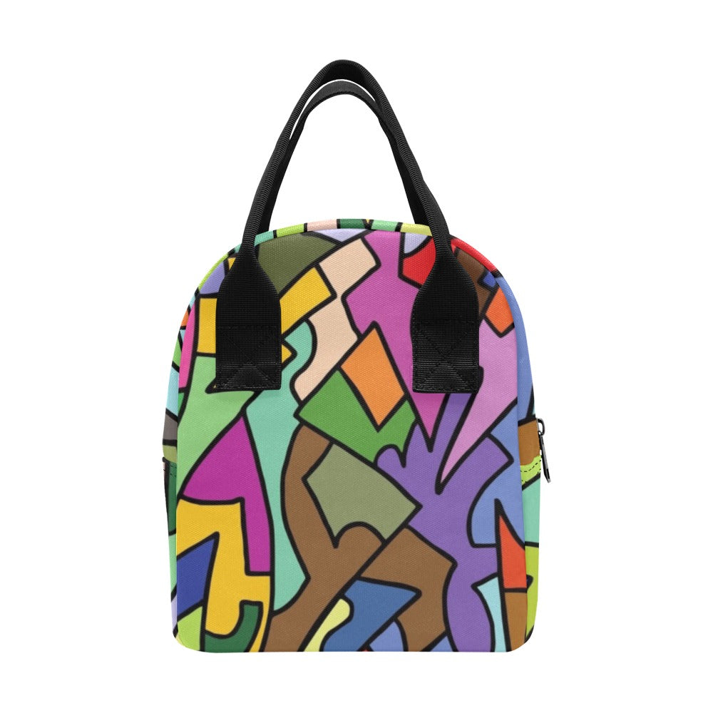 Bright Abstract - Lunch Bag Lunch Bag Printed Offshore