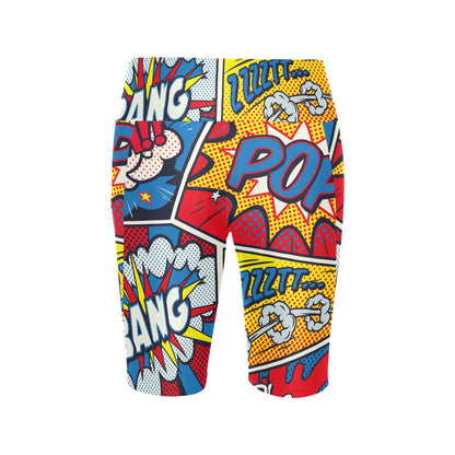 Comic Book - Women's Bike Shorts Womens Bike Shorts comic Printed Offshore