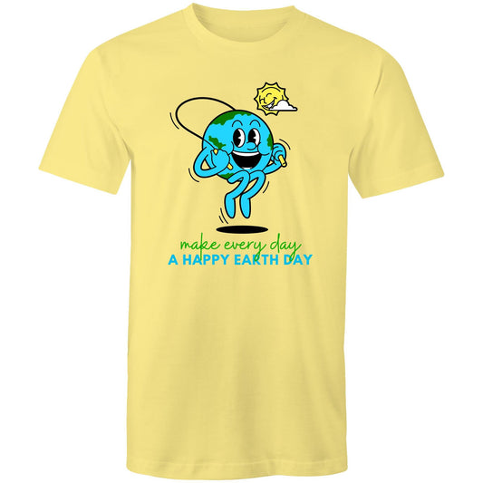 Make Every Day A Happy Earth Day - Mens T-Shirt Lemon Mens T-shirt Environment