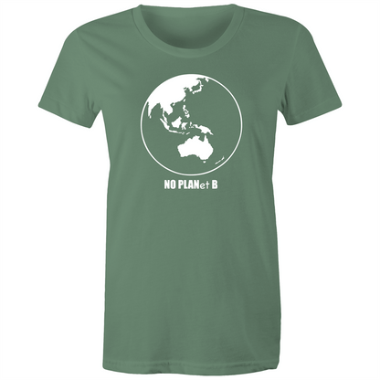 No Planet B - Women's T-shirt Sage Womens T-shirt Environment Womens