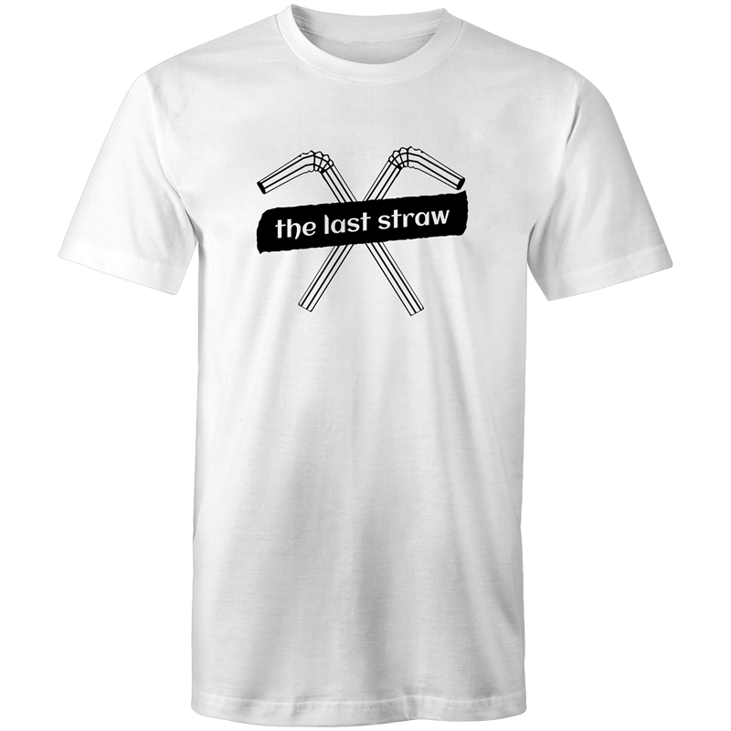 The Last Straw - Mens T-Shirt White Mens T-shirt Environment Mens