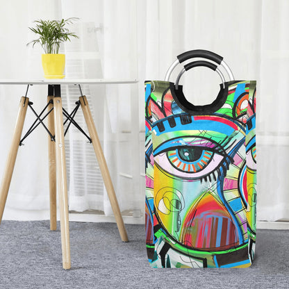 Graffiti Bird - Square Laundry Bag Square Laundry Bag Printed Offshore