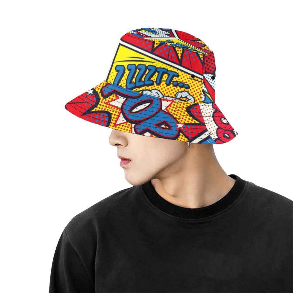 Comic Book - Bucket Hat for Men All Over Print Bucket Hat for Men comic