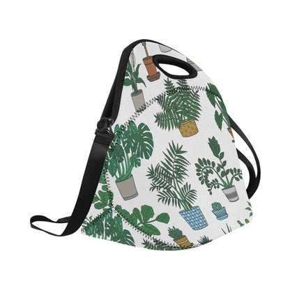 Plant Lover - Neoprene Lunch Bag/Large Neoprene Lunch Bag/Large Plants Printed Offshore