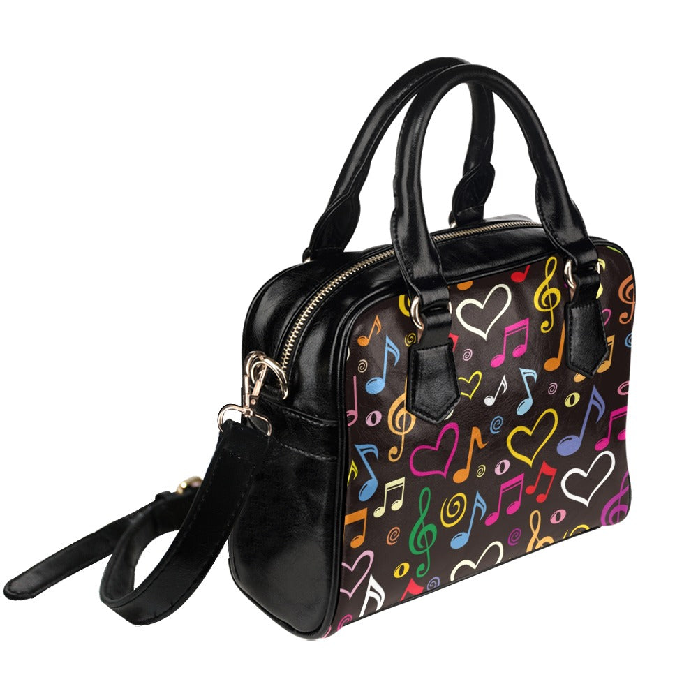 Music Notes - Shoulder Handbag Shoulder Handbag Music