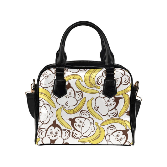 Banana Monkeys - Shoulder Handbag Shoulder Handbag animal Printed Offshore