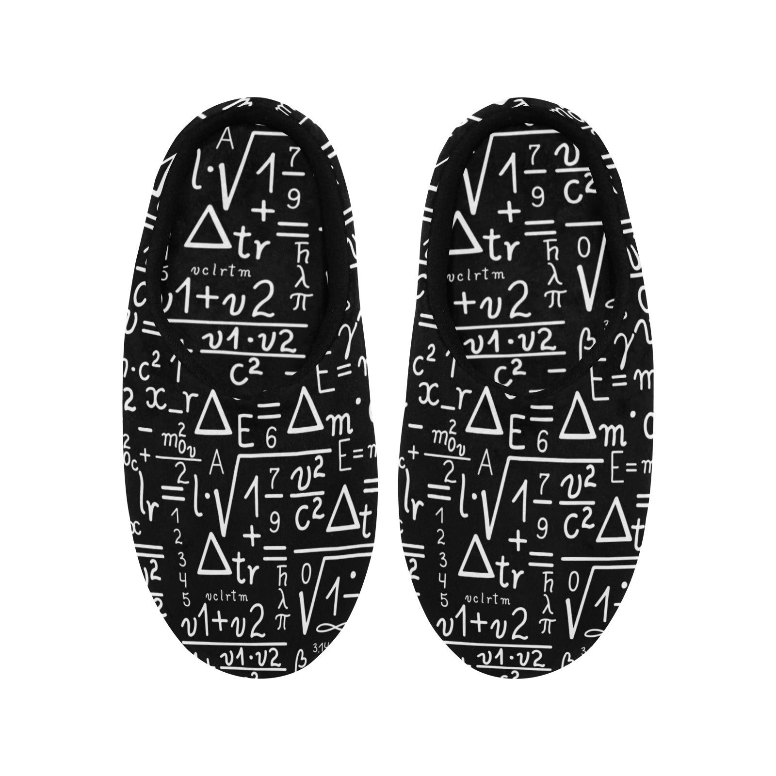 Mathematics - Women's Non-Slip Cotton Slippers Women's Non-Slip Cotton Slippers Maths Printed Offshore Science