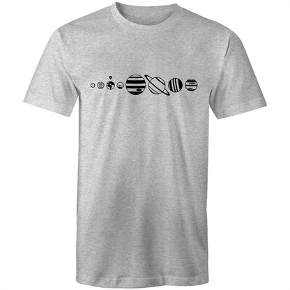 You Are Here - Mens T-Shirt Grey Marle Mens T-shirt Mens Space
