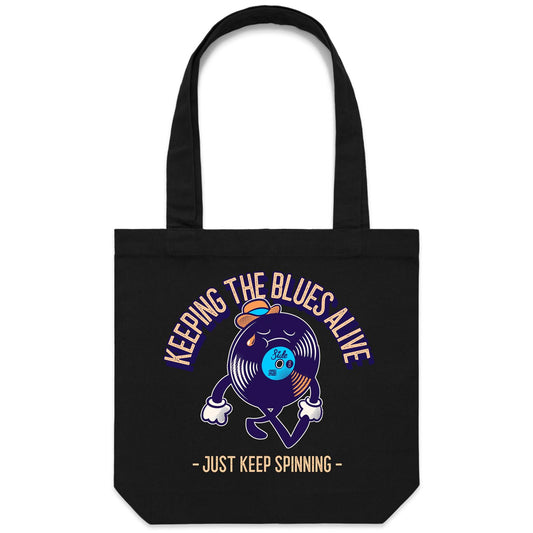 Keeping The Blues Alive - Canvas Tote Bag Default Title Tote Bag Music
