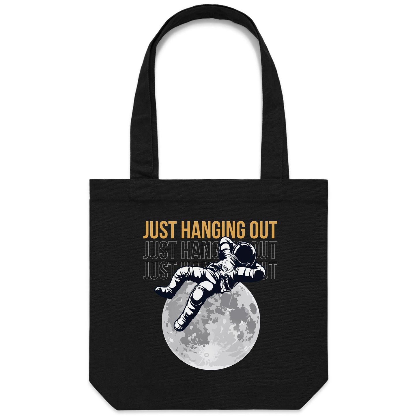 Just Hanging Out - Canvas Tote Bag Default Title Tote Bag Space