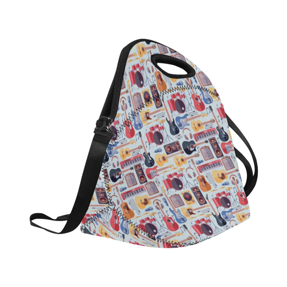 Music Instruments - Neoprene Lunch Bag/Large Neoprene Lunch Bag/Large Music