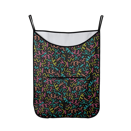 Squiggle Time - Hanging Laundry Bag Hanging Laundry Bag Printed Offshore