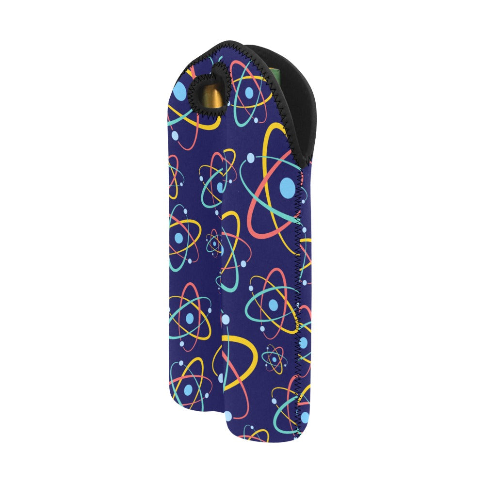 Atoms - 2-Bottle Neoprene Wine Bag 2 Bottle Wine Bag Printed Offshore