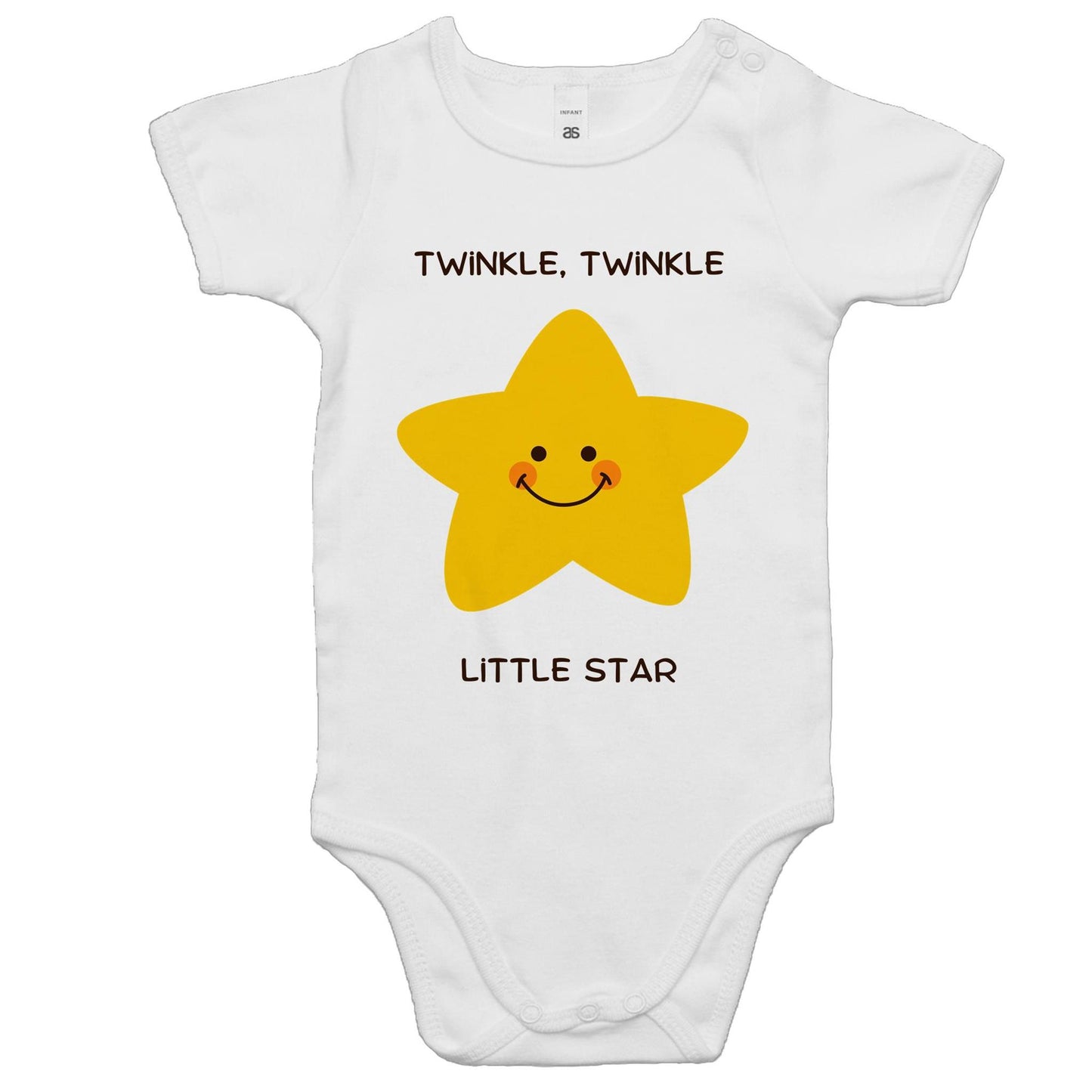 Twinkle Twinkle - Baby Bodysuit White Baby Bodysuit