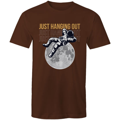 Just Hanging Out - Mens T-Shirt Dark Chocolate Mens T-shirt Space