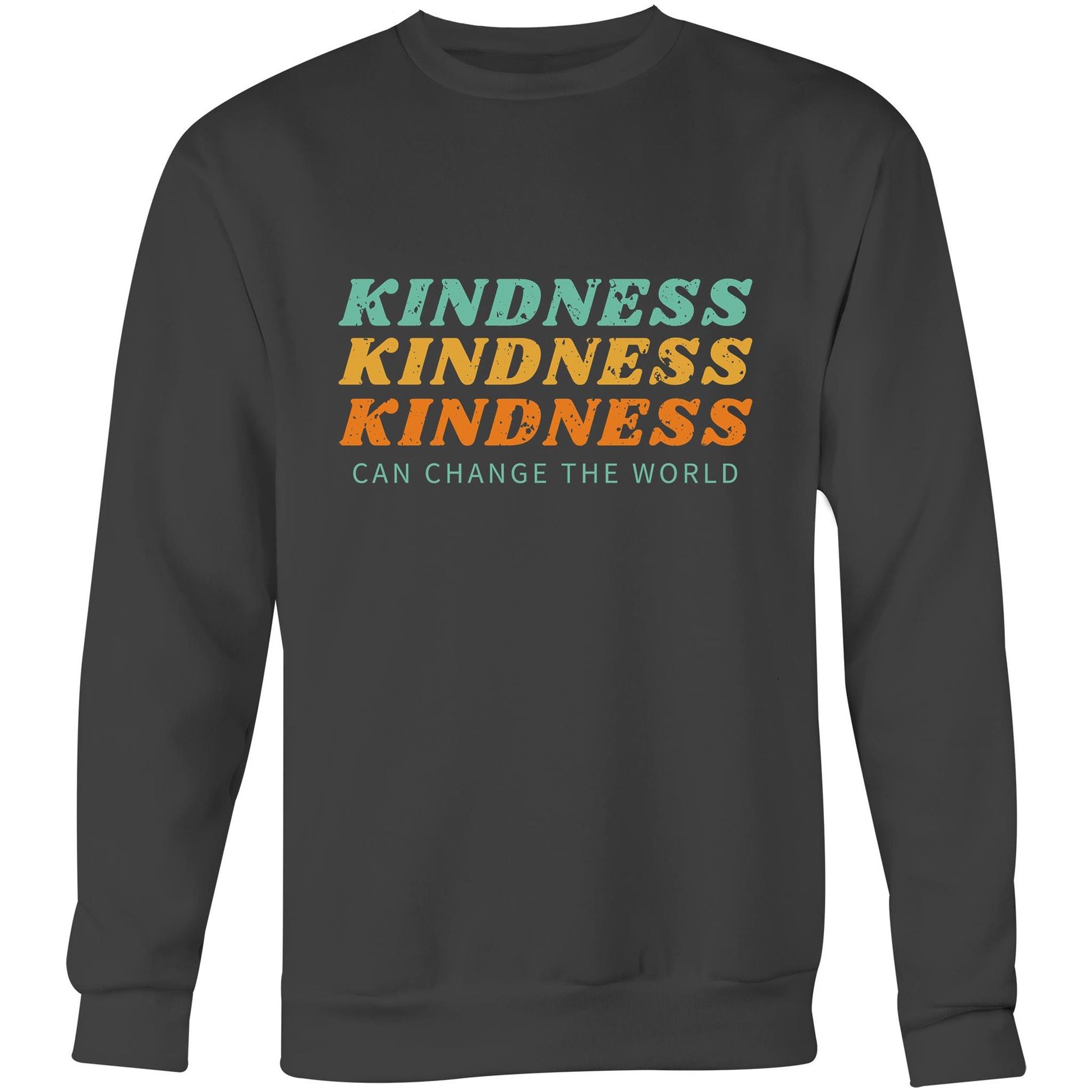 Kindness Can Change The World - Crew Sweatshirt Coal Sweatshirt Mens Womens
