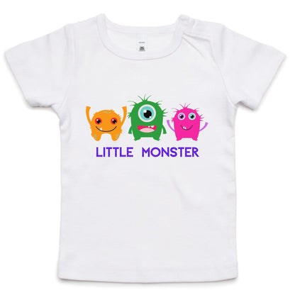 Little Monster - Baby T-shirt White Baby T-shirt kids