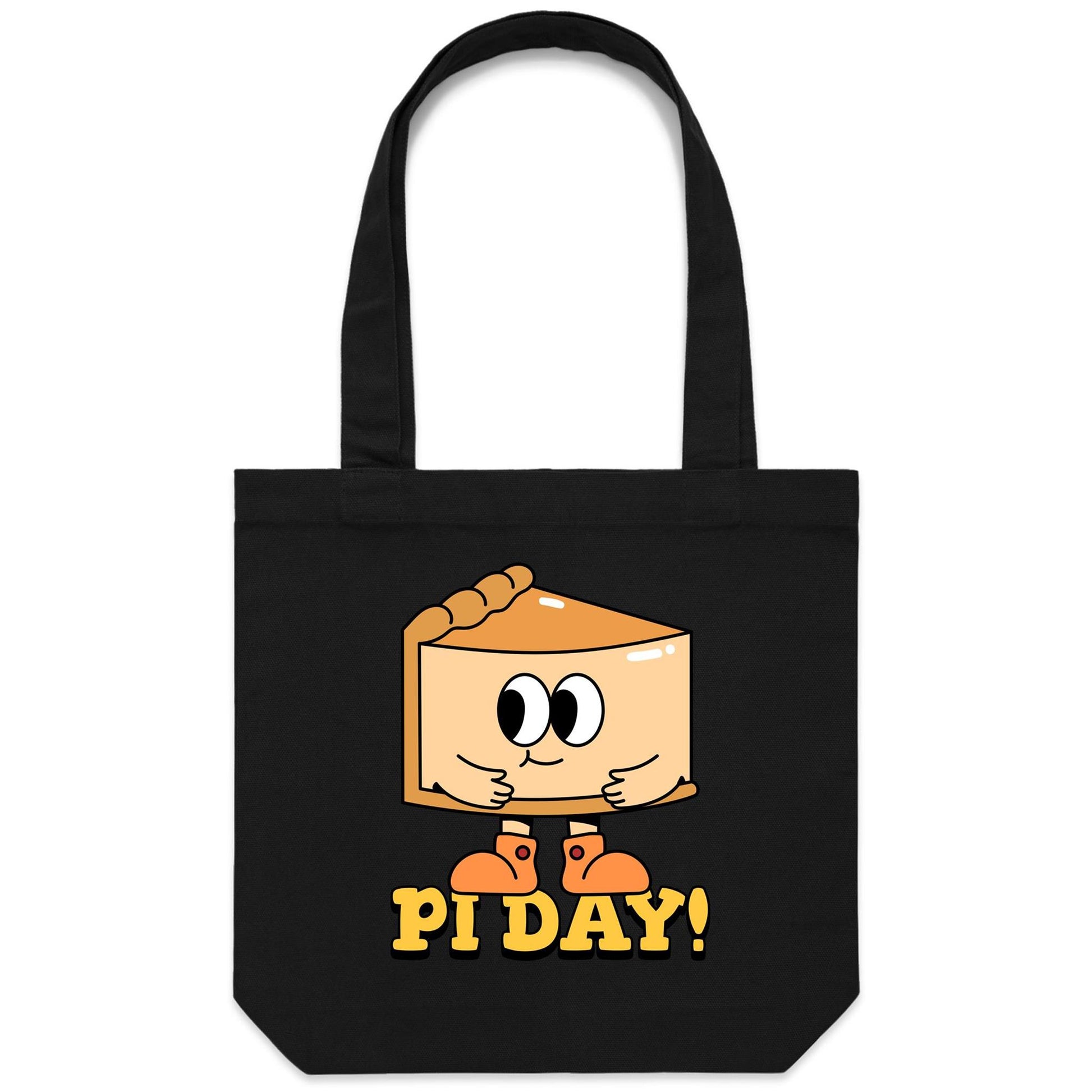Pi Day - Canvas Tote Bag Black One Size Tote Bag Maths Science