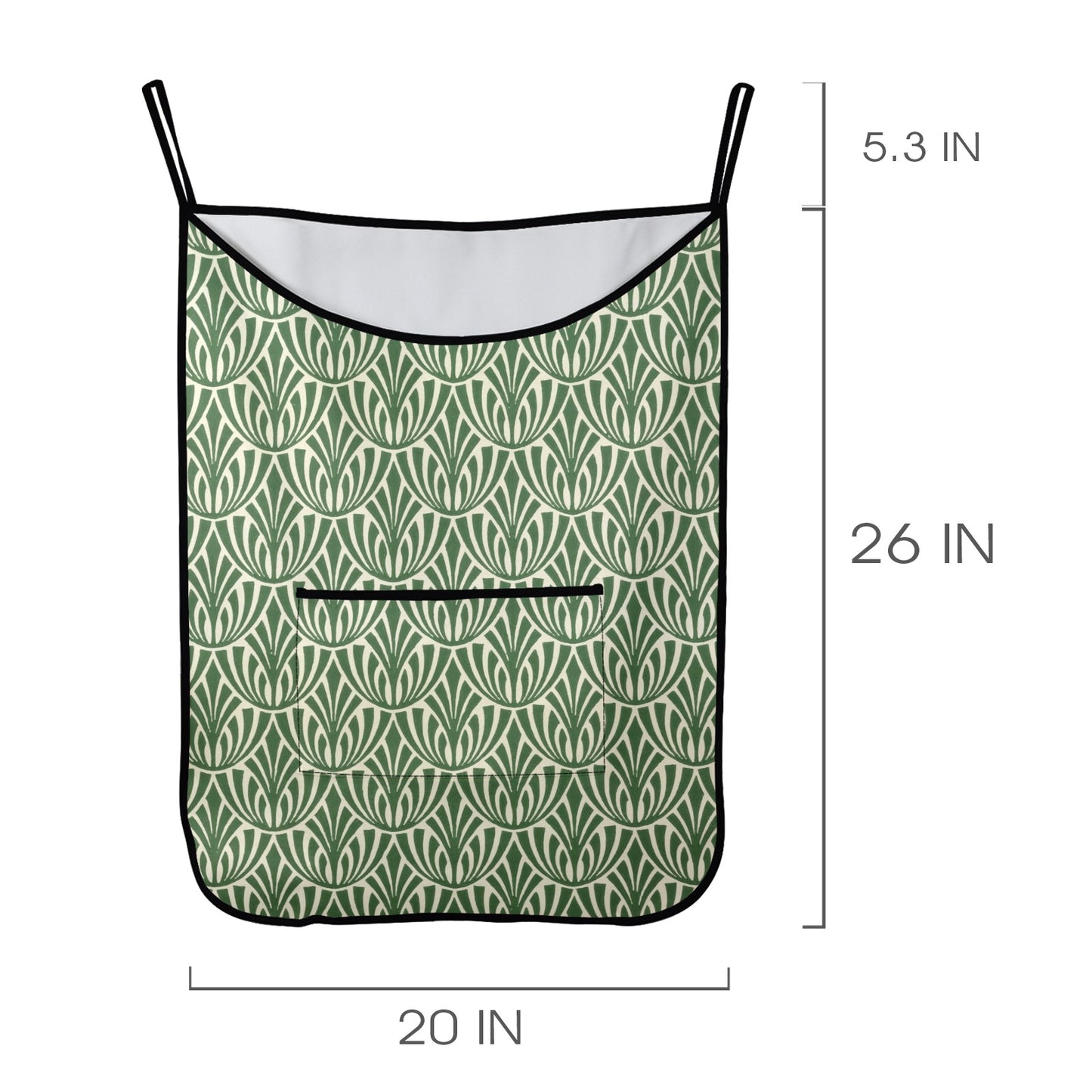 Green Pattern - Hanging Laundry Bag Hanging Laundry Bag Printed Offshore