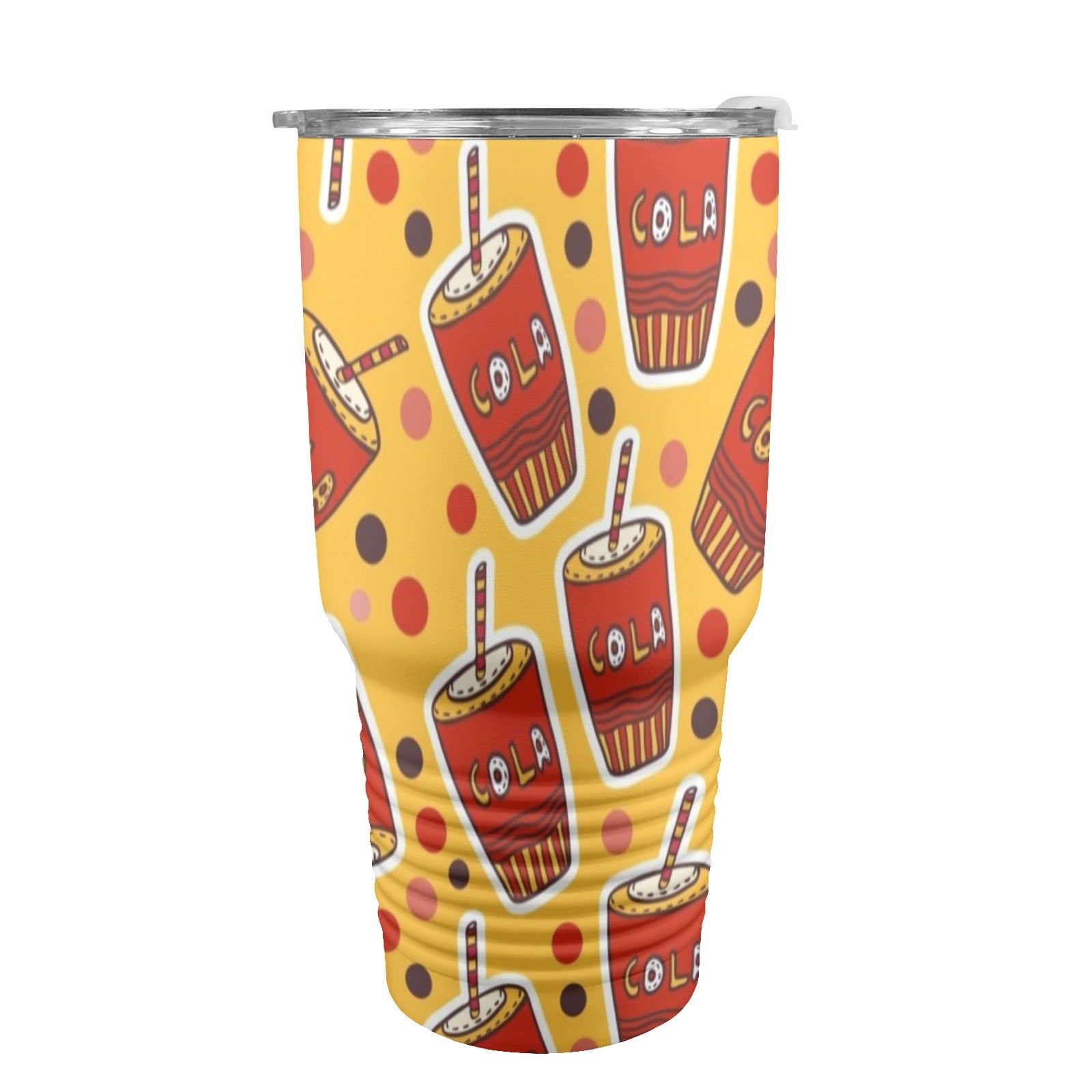 Cola - 30oz Insulated Stainless Steel Mobile Tumbler 30oz Insulated Stainless Steel Mobile Tumbler Food Printed Offshore