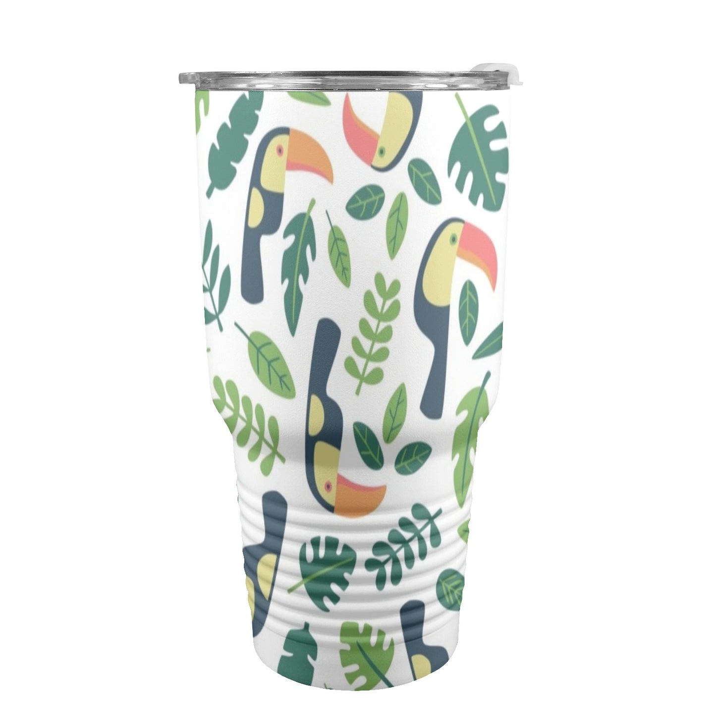 Toucans - 30oz Insulated Stainless Steel Mobile Tumbler 30oz Insulated Stainless Steel Mobile Tumbler animal Printed Offshore