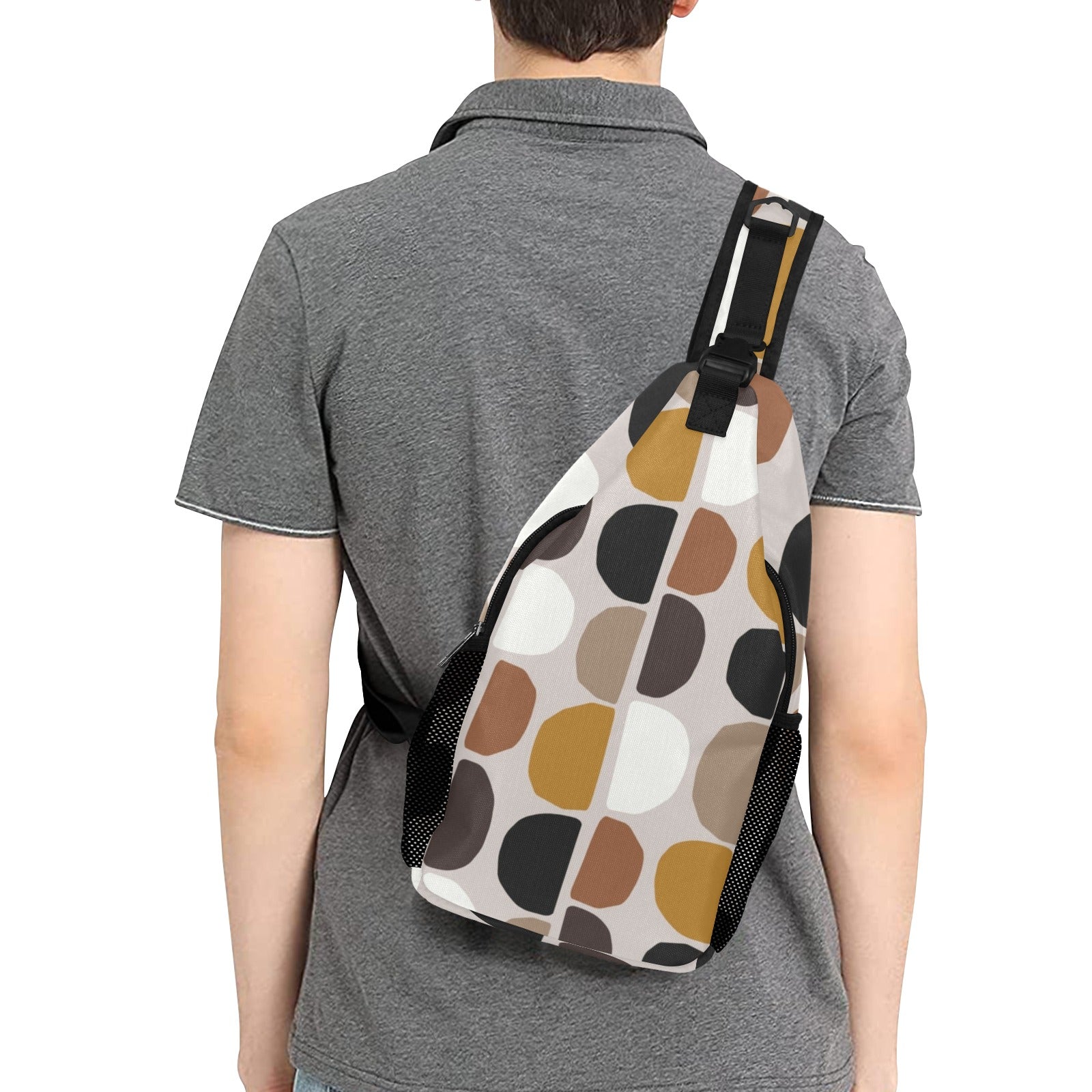 Pebble Brown - Cross-Body Chest Bag Cross-Body Chest Bag