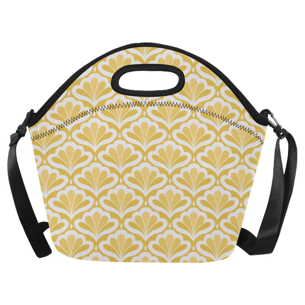 Yellow Pattern - Neoprene Lunch Bag/Large Neoprene Lunch Bag/Large Printed Offshore