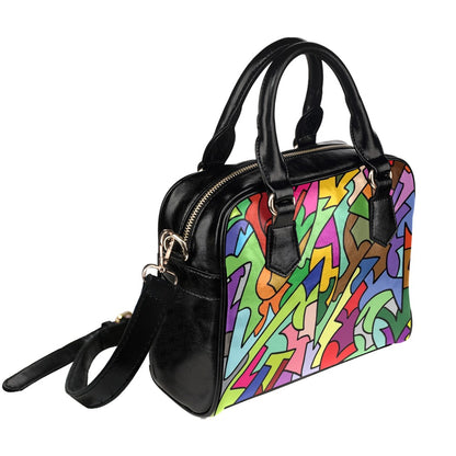 Bright Abstract - Shoulder Handbag Shoulder Handbag
