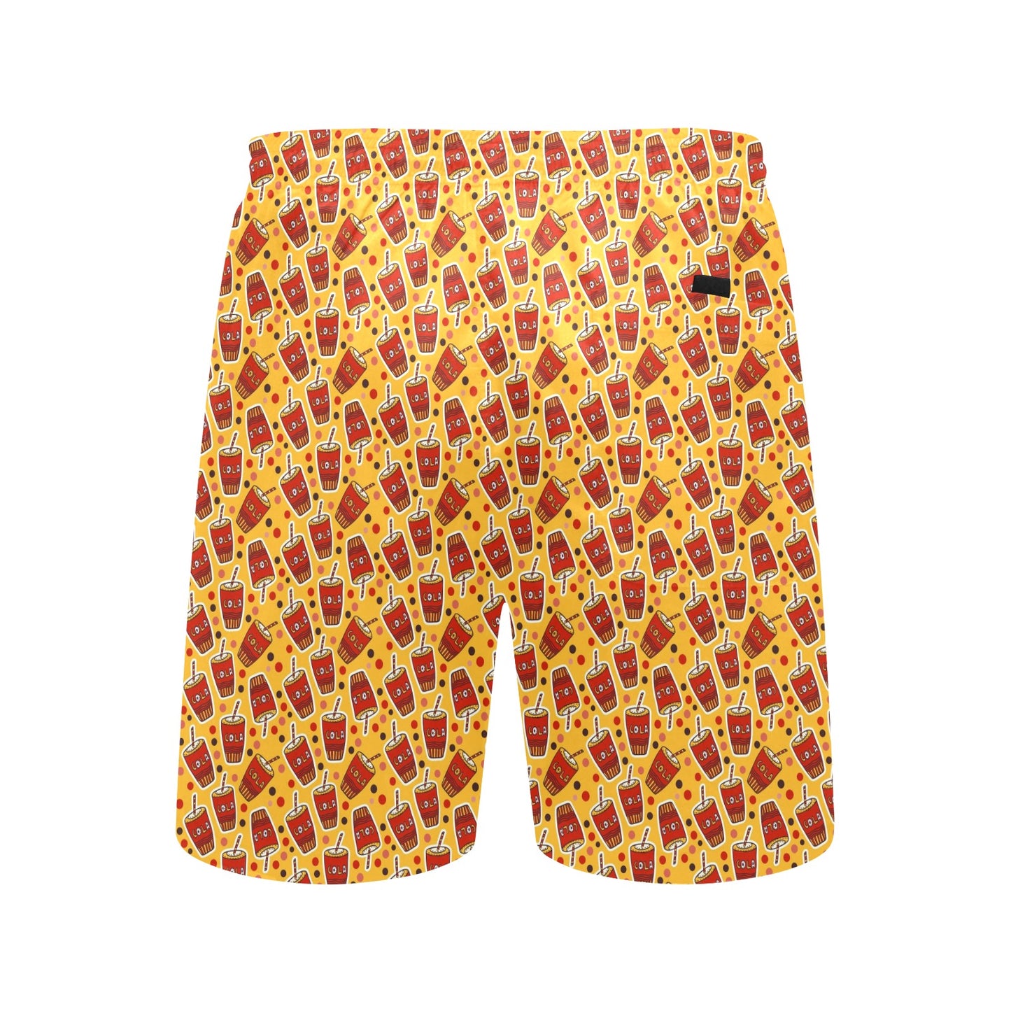 Cola - Men's Mid-Length Beach Shorts Men's Mid-Length Beach Shorts Food Printed Offshore