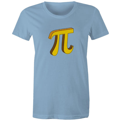 Pi - Womens T-shirt Carolina Blue Womens T-shirt Science