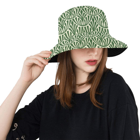 Green Pattern - Bucket Hat Bucket Hat for Women