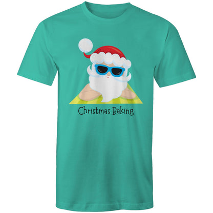 Christmas Baking - Mens T-Shirt Teal Christmas Mens T-shirt Merry Christmas
