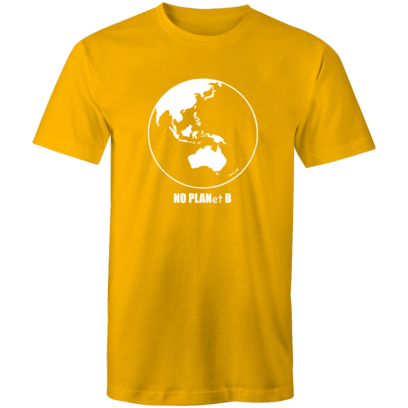 No Planet B - Mens T-Shirt Gold Mens T-shirt Environment Mens