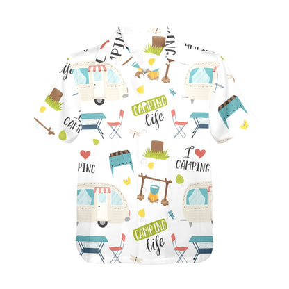 Camping Life - Mens Hawaiian Shirt Mens Hawaiian Shirt