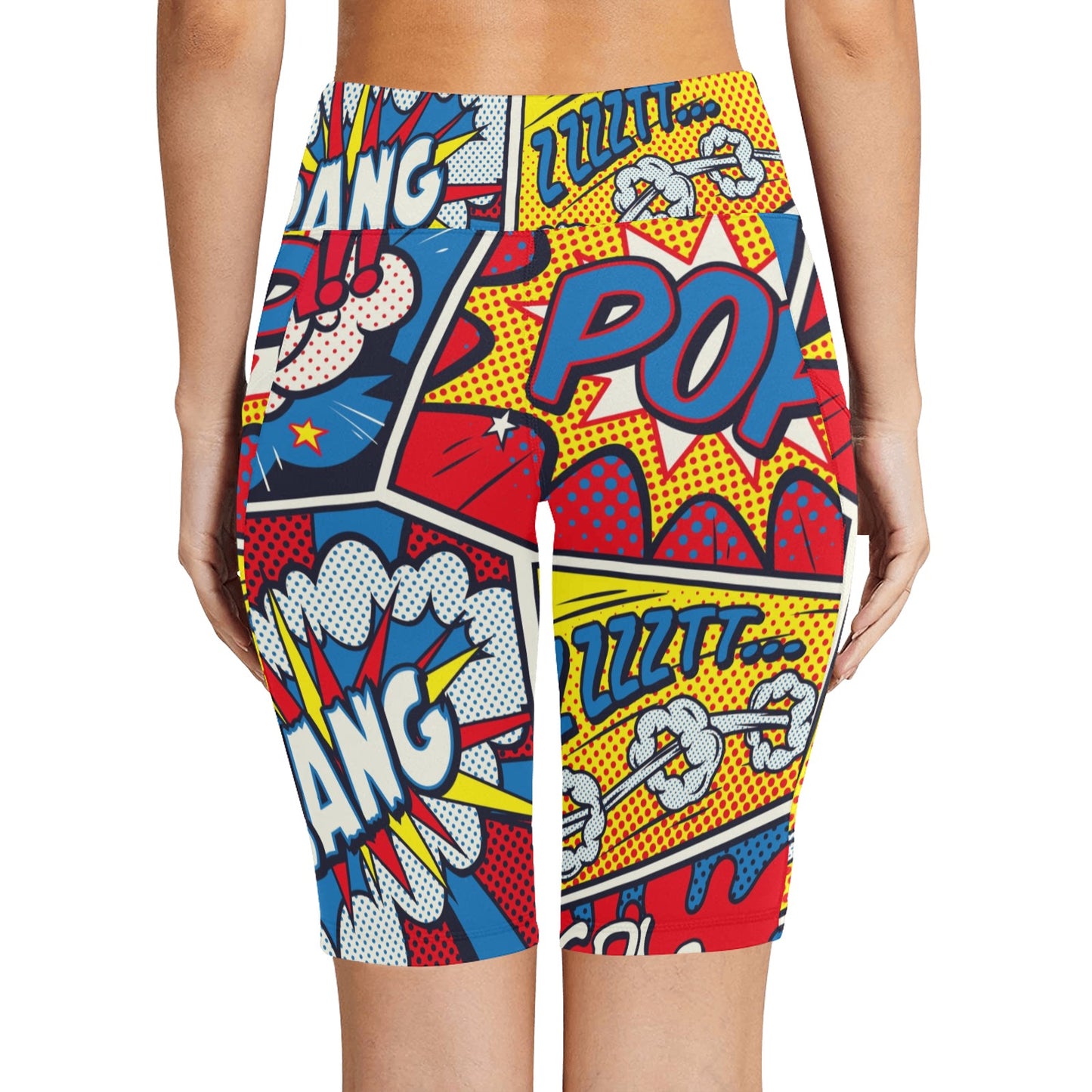 Comic Book - Women's Bike Shorts Womens Bike Shorts comic