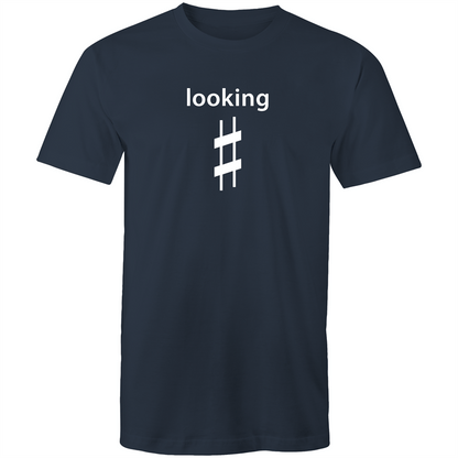 Looking Sharp - Mens T-Shirt Navy Mens T-shirt Mens Music